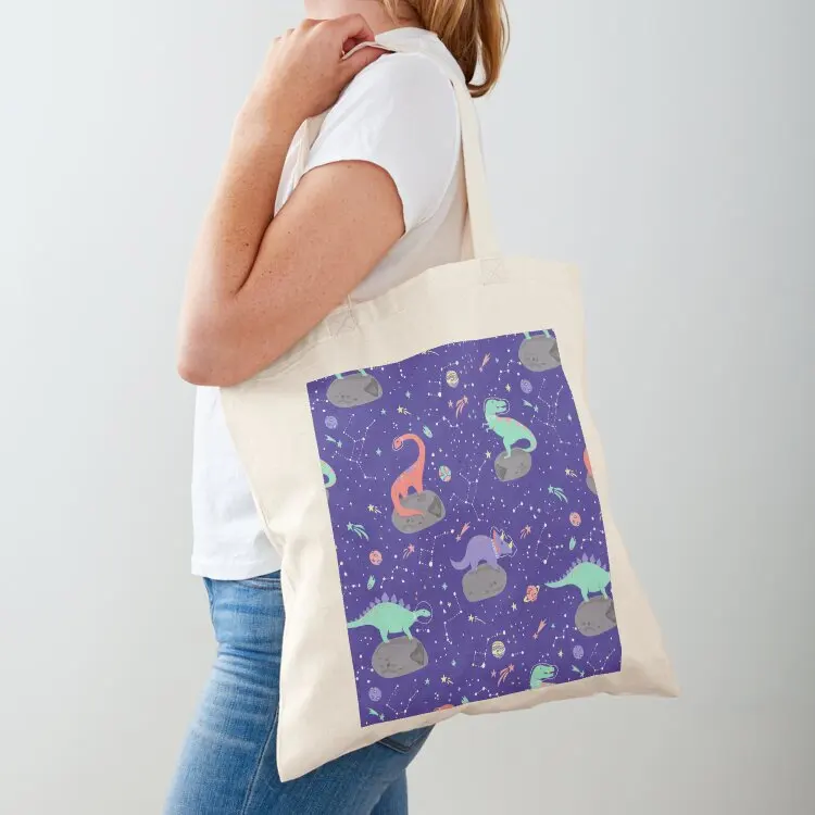 Dinosaurs Floating on an Asteroid in Purple Tote Bag canvas tote shopper bag women Shopper bag
Dinosaurs Floating on an Asteroid in Purple Tote Bag canvas tote shopper bag women Shopper bag