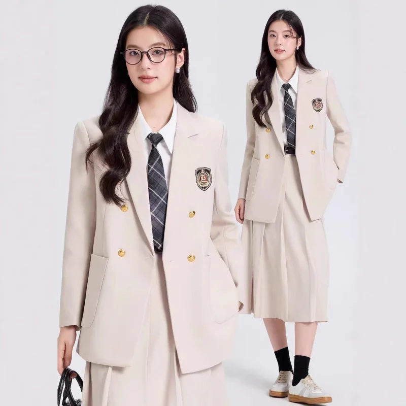 Gray Suit Set for Women, Autumn College Student Interview Professional Formal Wear, Preppy Style, 100% off Skirt Suit with High-
Gray Suit Set for Women, Autumn College Student Interview Professional Formal Wear, Preppy Style, 100% off Skirt Suit with High-