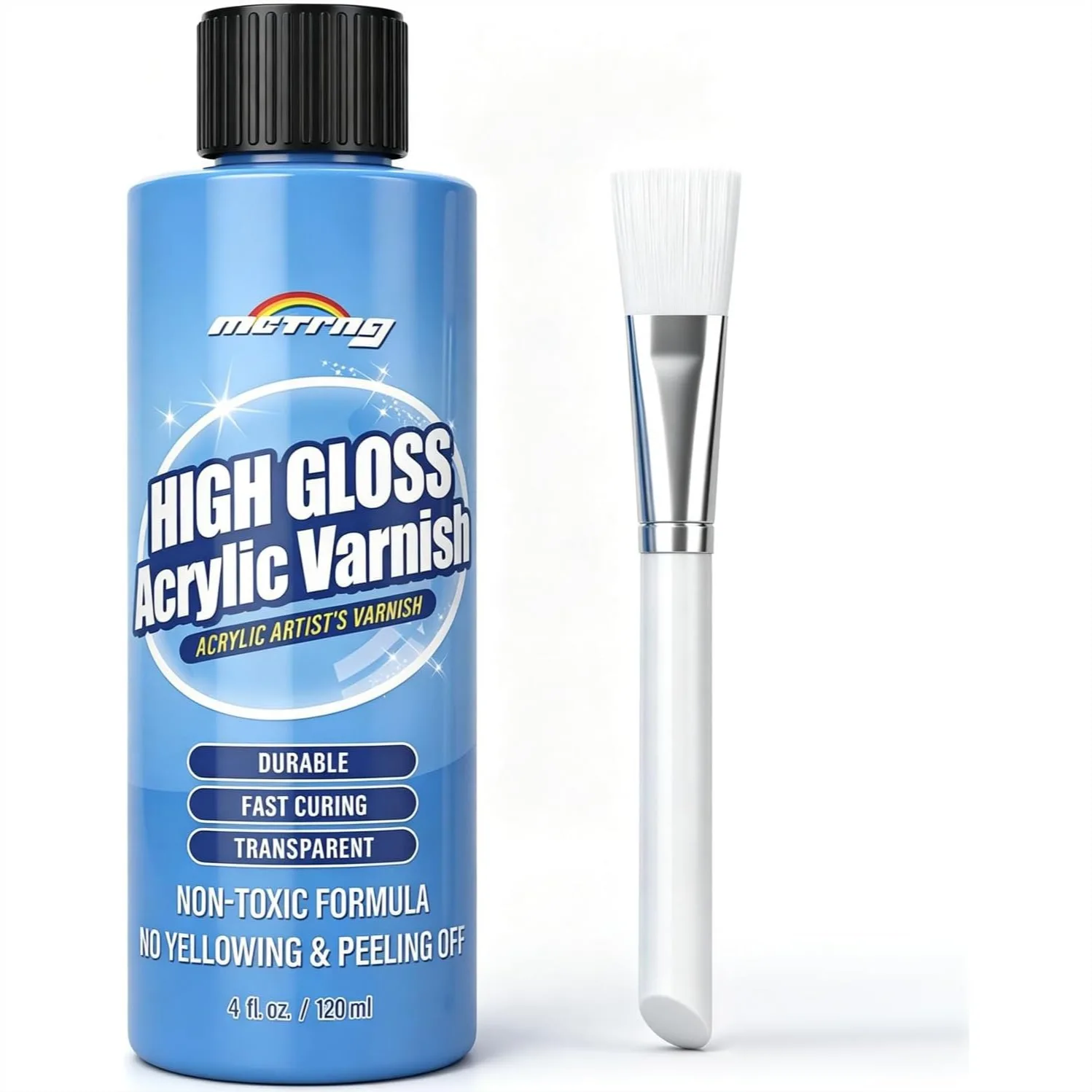 High Gloss Acrylic Varnish For Painting, Non-Yellowing Clear Coat For Artwork, UV Protection For Canvas And Wood
High Gloss Acrylic Varnish For Painting, Non-Yellowing Clear Coat For Artwork, UV Protection For Canvas And Wood