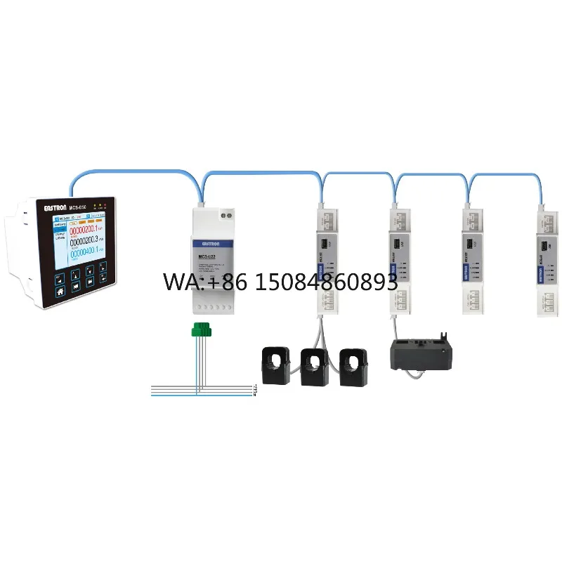 0.5S High Precision Multi-circuit Energy Meter Pulse Output Supports 32 Three-phase & 96 Single-phase PV Grid Din Rail Device
0.5S High Precision Multi-circuit Energy Meter Pulse Output Supports 32 Three-phase & 96 Single-phase PV Grid Din Rail Device