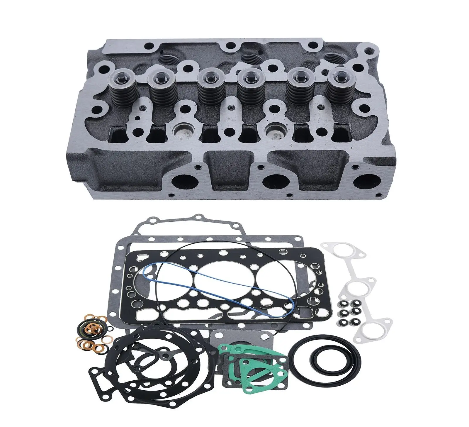 New Complete Cylinder Head Assy Valves & Full Gasket for Kubota Engine
New Complete Cylinder Head Assy Valves & Full Gasket for Kubota Engine