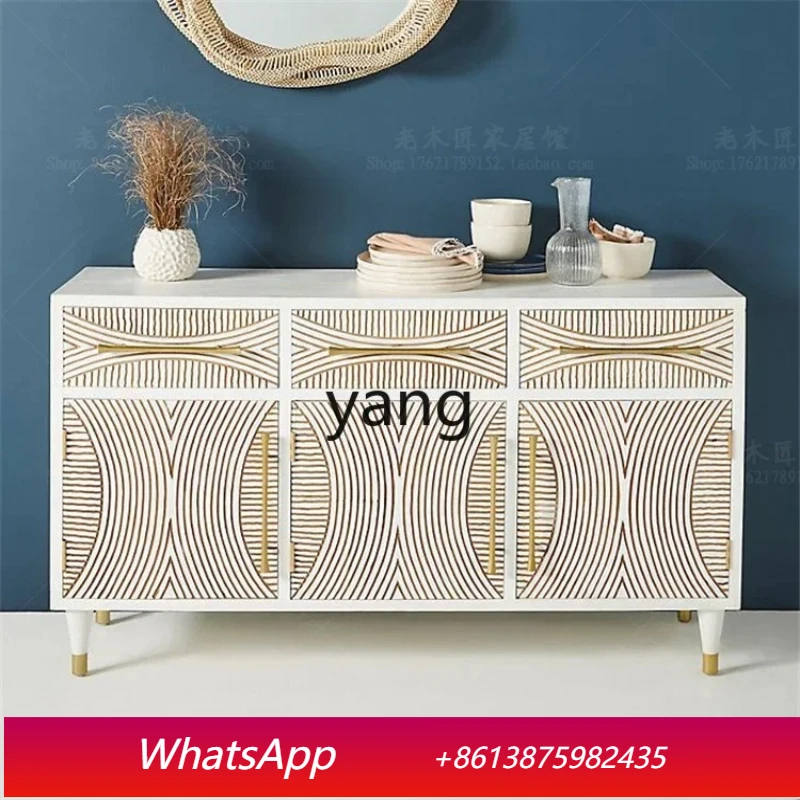 LHH retro solid wood dining side cabinet light luxury entrance cabinet European engraved locker
LHH retro solid wood dining side cabinet light luxury entrance cabinet European engraved locker
