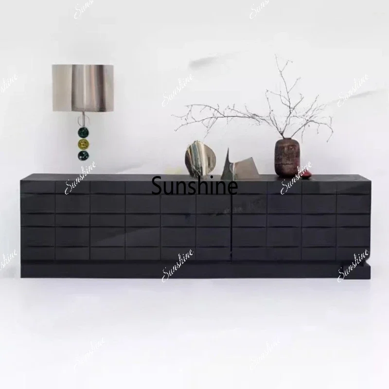 Modern simple light luxury tea cabinet villa living room decoration cabinet
Modern simple light luxury tea cabinet villa living room decoration cabinet