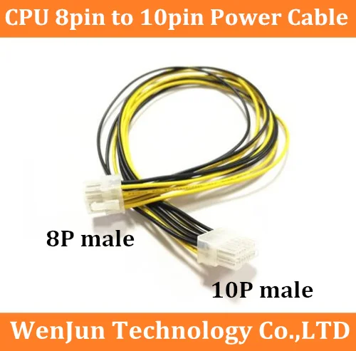 High Quality 30cm CPU 8pin male to CPU 10pin Male Power Supply Cable for PC computer ATX mainboard
High Quality 30cm CPU 8pin male to CPU 10pin Male Power Supply Cable for PC computer ATX mainboard
