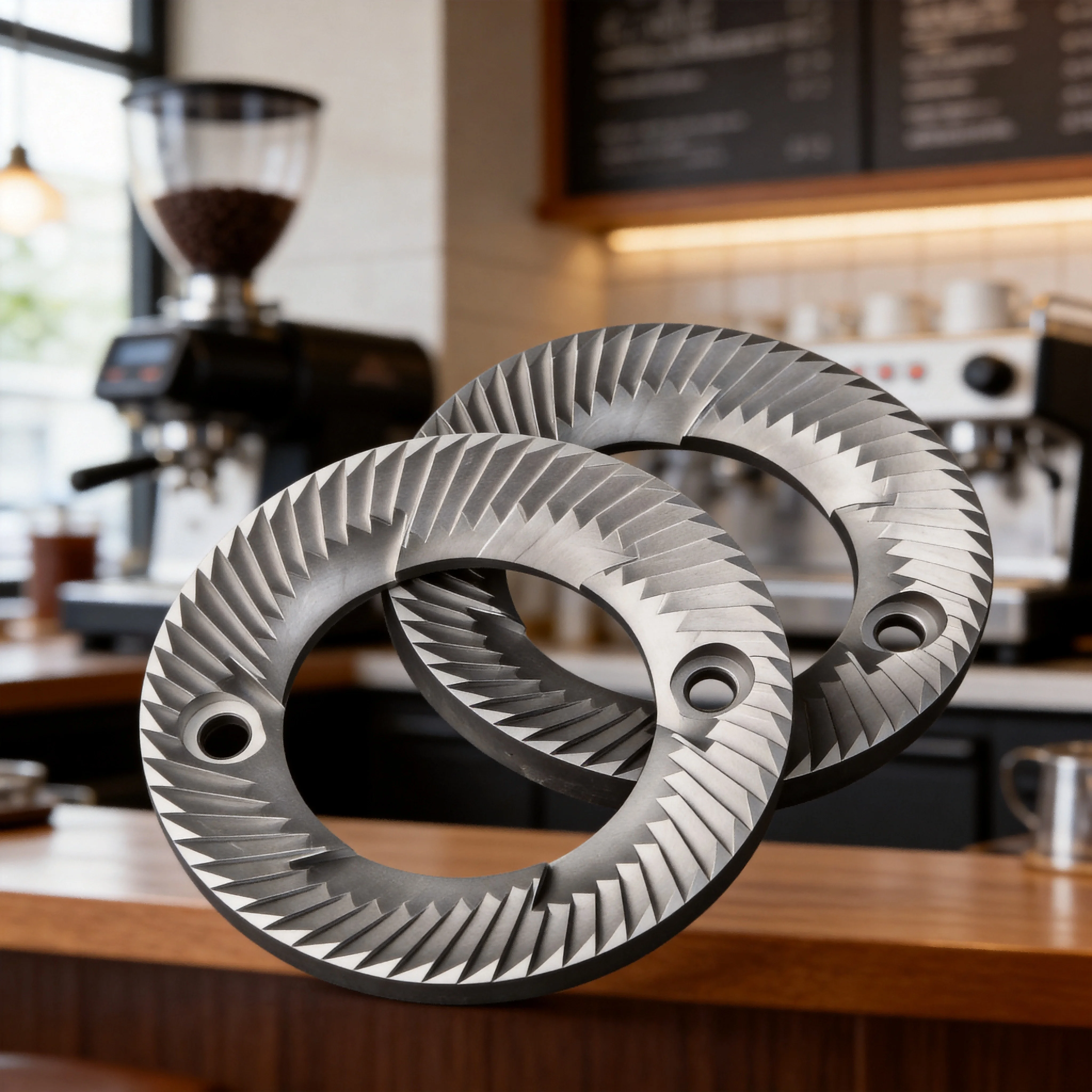 60mm Flat Burrs Compatible With Mazzer Super Jolly & DF64 Grinders Replacement Burrs Set for Espresso and Other Coffee Grinders
60mm Flat Burrs Compatible With Mazzer Super Jolly & DF64 Grinders Replacement Burrs Set for Espresso and Other Coffee Grinders