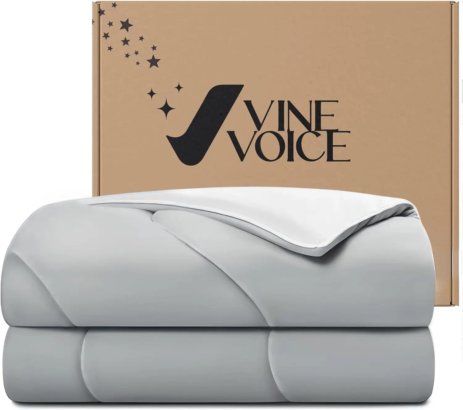 Cooling Comforter Queen Size, Lightweight Double-Sided Blanket for Hot Sleepers, Soft Breathable All-Season, Silver Gray 90x90
Cooling Comforter Queen Size, Lightweight Double-Sided Blanket for Hot Sleepers, Soft Breathable All-Season, Silver Gray 90x90