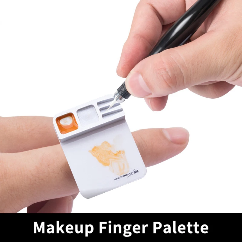 Finger Stainless Steel Makeup Blender Nail Polish Mixing Plate Foundation Eyeshadow Blender Palette Beauty Tools
Finger Stainless Steel Makeup Blender Nail Polish Mixing Plate Foundation Eyeshadow Blender Palette Beauty Tools