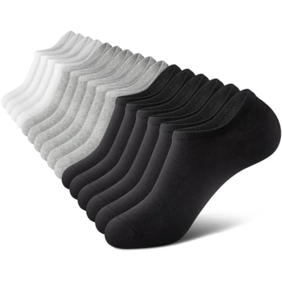 wernies No Show Socks Men, Low Cut Ankle Short Casual Cotton Socks with Non Slip Grips
wernies No Show Socks Men, Low Cut Ankle Short Casual Cotton Socks with Non Slip Grips