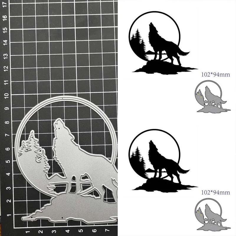 Animal Wolf metal cutting dies decoration Scrapbook paper craft knife mould blade punch stencils dies
Animal Wolf metal cutting dies decoration Scrapbook paper craft knife mould blade punch stencils dies