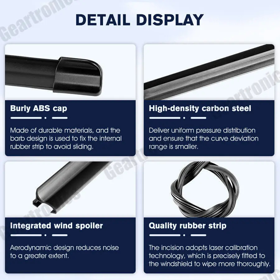Windshield Wiper Blades Front Rear Wiper Blade For Vauxhall Opel Corsa D 2006 - 2014 Windshield Windscreen Car Accessories
Windshield Wiper Blades Front Rear Wiper Blade For Vauxhall Opel Corsa D 2006 - 2014 Windshield Windscreen Car Accessories