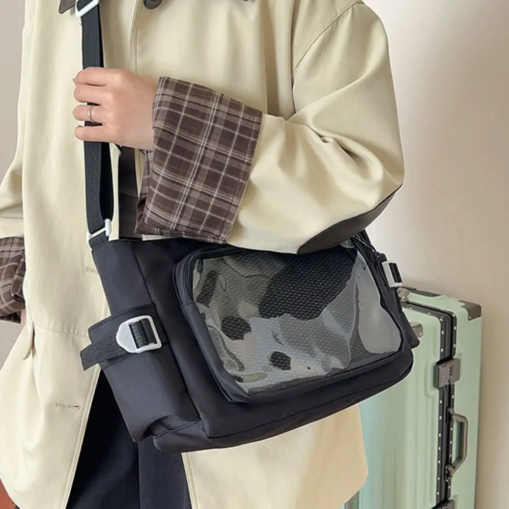 Портативная сумка на молнии, однотонная нейлоновая хлопковая сумка для куклы Itabag, прозрачные сумки, идол, кошелек для хранения товаров, женская сумка на плечо
Портативная сумка на молнии, однотонная нейлоновая хлопковая сумка для куклы Itabag, прозрачные сумки, идол, кошелек для хранения товаров, женская сумка на плечо