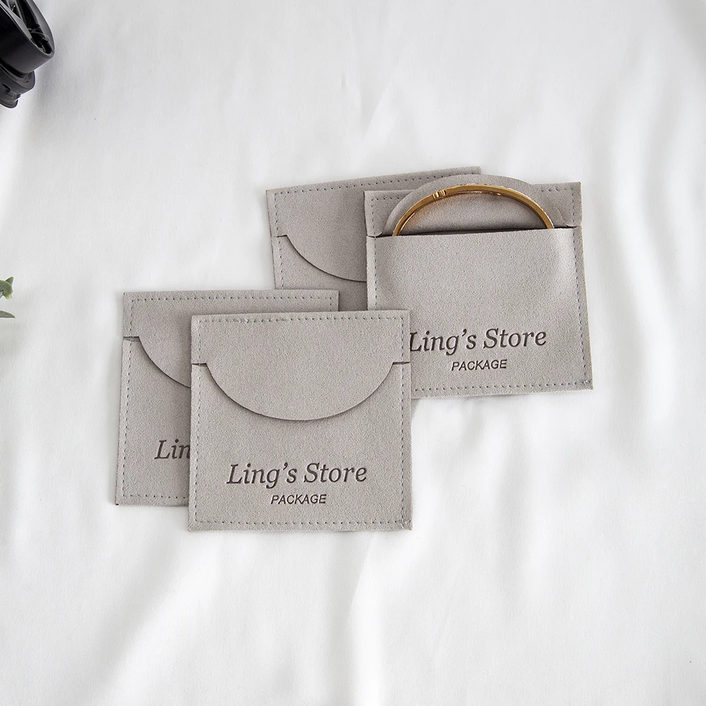 50Pcs Grey Jewelry Velvet Envelope Packaging Bag Wedding Favor Birthday Valentine's Day Gift Storage Pouch Can Print Custom Logo
50Pcs Grey Jewelry Velvet Envelope Packaging Bag Wedding Favor Birthday Valentine's Day Gift Storage Pouch Can Print Custom Logo