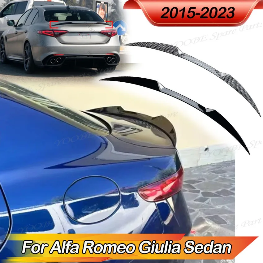 For Alfa Romeo Giulia Sedan 2015-2023 Rear Trunk Spoiler Wing Shark Fin Boot Lip Splitter Diffuser Body Kit Tuning Auto Parts
For Alfa Romeo Giulia Sedan 2015-2023 Rear Trunk Spoiler Wing Shark Fin Boot Lip Splitter Diffuser Body Kit Tuning Auto Parts