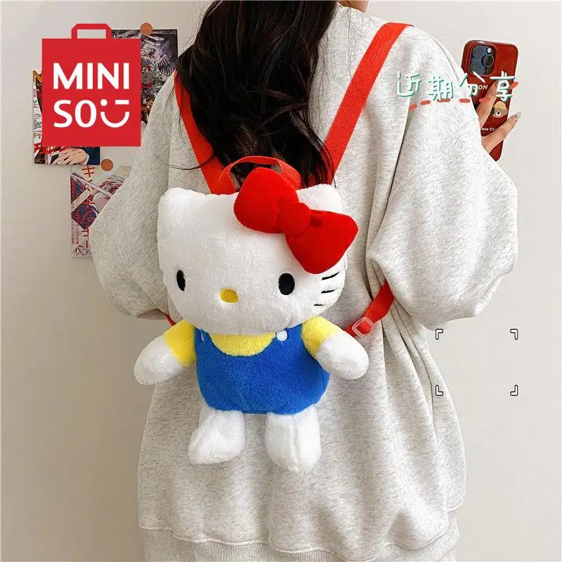 MINISO Hello Kitty Y2K New Sanrio Kawaii Anime Girl Heart Doll Bag Cute Backpack 2024 Cartoon Backpack Fashion Doll Bag Boy Bag
MINISO Hello Kitty Y2K New Sanrio Kawaii Anime Girl Heart Doll Bag Cute Backpack 2024 Cartoon Backpack Fashion Doll Bag Boy Bag