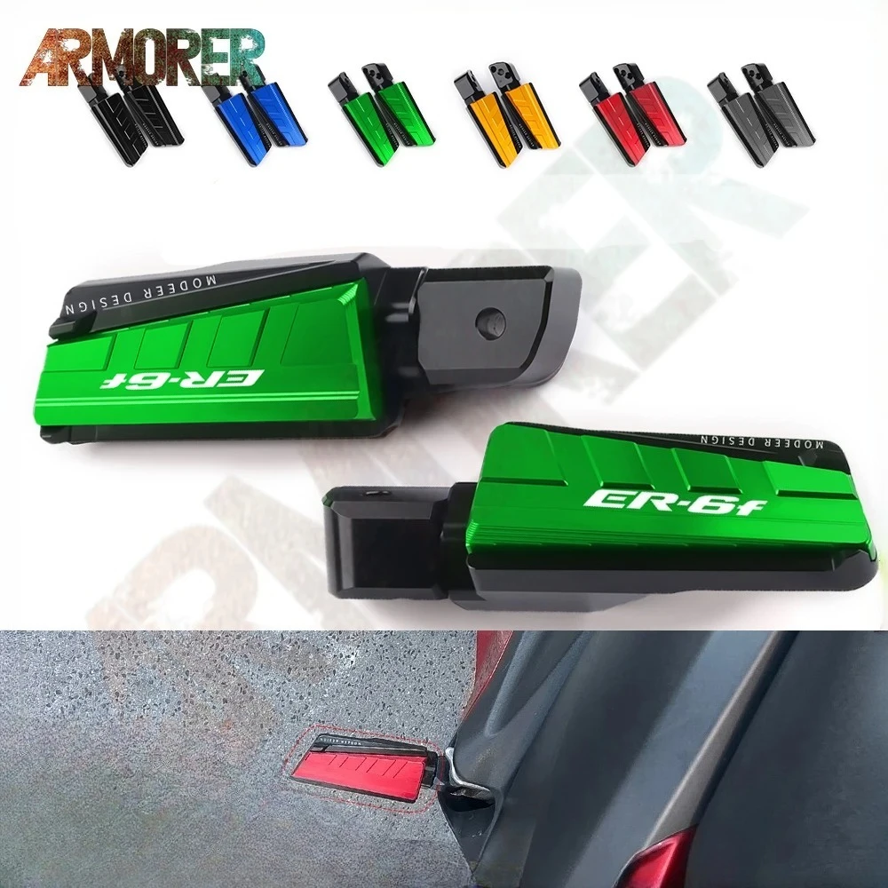 Motorcycle Accessories For ER6n ER6f ER 6n 6f ER-6n ER-6f 2006-2022 Rear Passenger Foot Peg Footrests
Motorcycle Accessories For ER6n ER6f ER 6n 6f ER-6n ER-6f 2006-2022 Rear Passenger Foot Peg Footrests