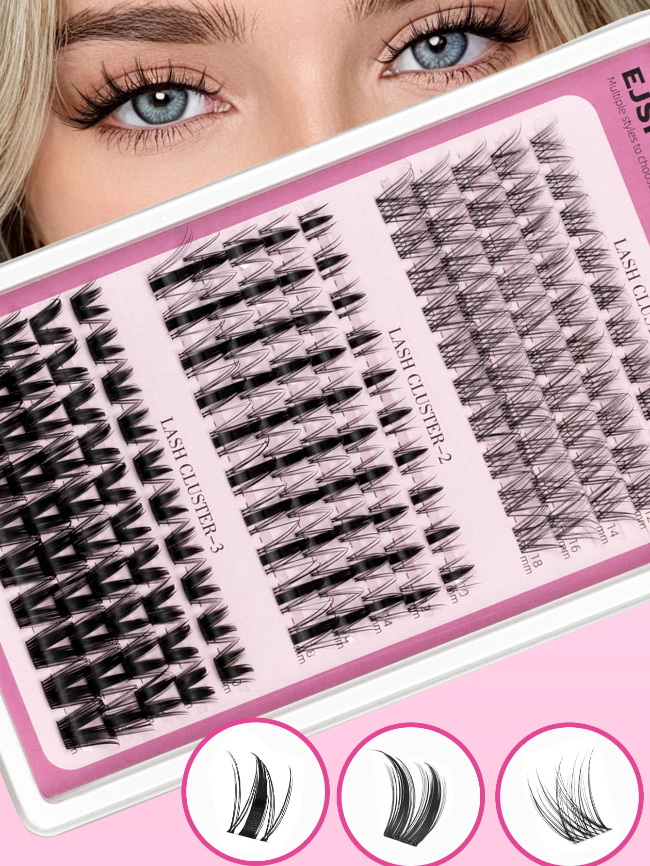 150PCS Manga Eyelashes Clusters Wispy Lashes Clusters Natural Fluffy Eyelash Clusters ,Cat Eye Lashes 10-18MM Cluster Eyelash Ex
150PCS Manga Eyelashes Clusters Wispy Lashes Clusters Natural Fluffy Eyelash Clusters ,Cat Eye Lashes 10-18MM Cluster Eyelash Ex