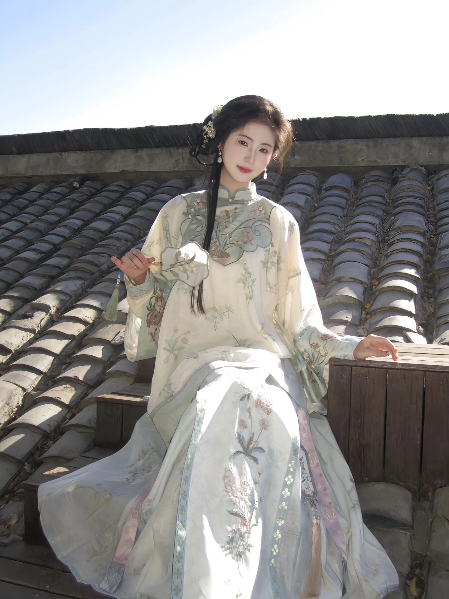 Heavy Work Printed Large Sleeve Hanfu Set Women's Style Qing Dynasty Princess Skirt Traditional Chinese Clothing Revival
Heavy Work Printed Large Sleeve Hanfu Set Women's Style Qing Dynasty Princess Skirt Traditional Chinese Clothing Revival