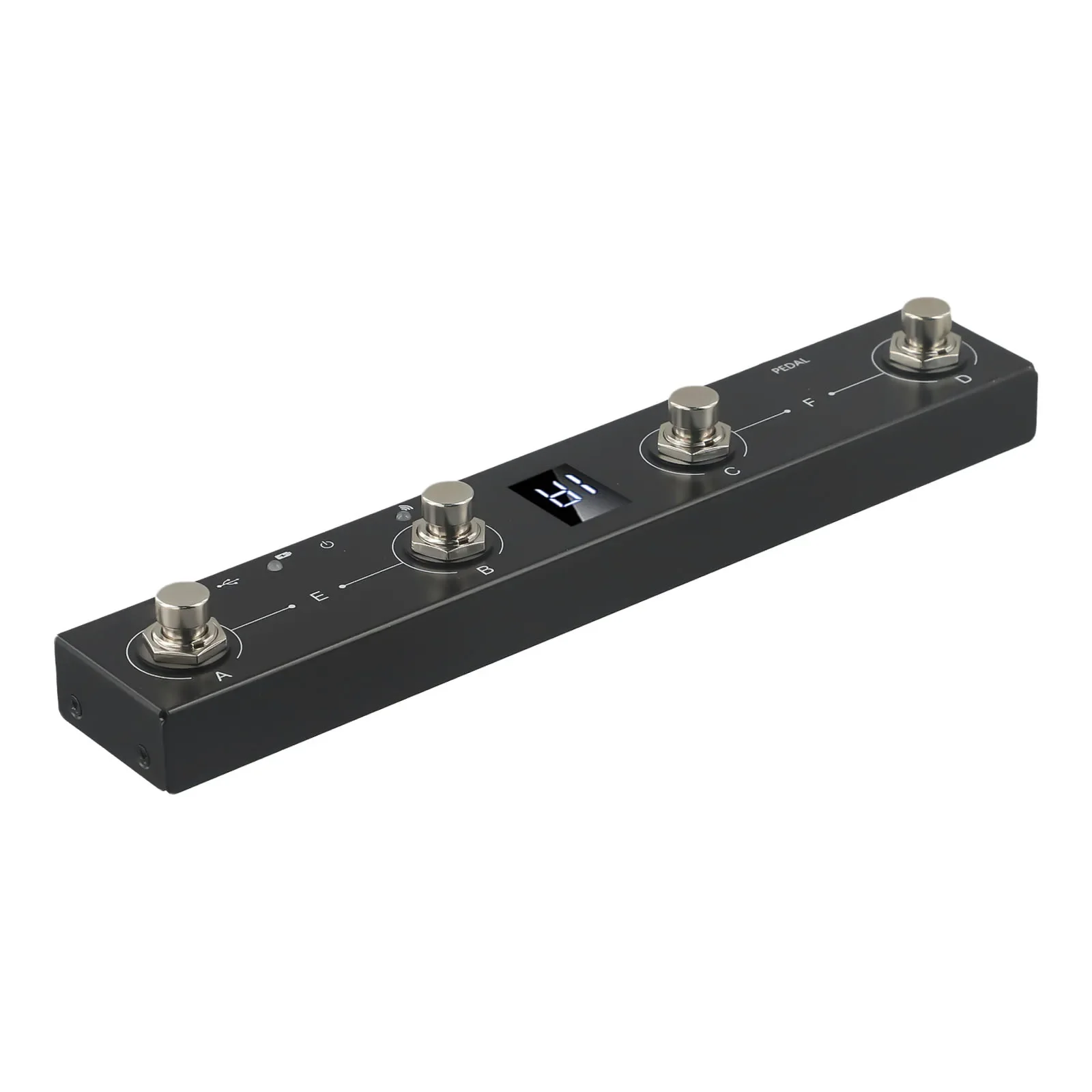 Compact and Lightweight For MIDI Footswitch with Rechargeable Battery 4 Button Controller Designed for Musicians
Compact and Lightweight For MIDI Footswitch with Rechargeable Battery 4 Button Controller Designed for Musicians