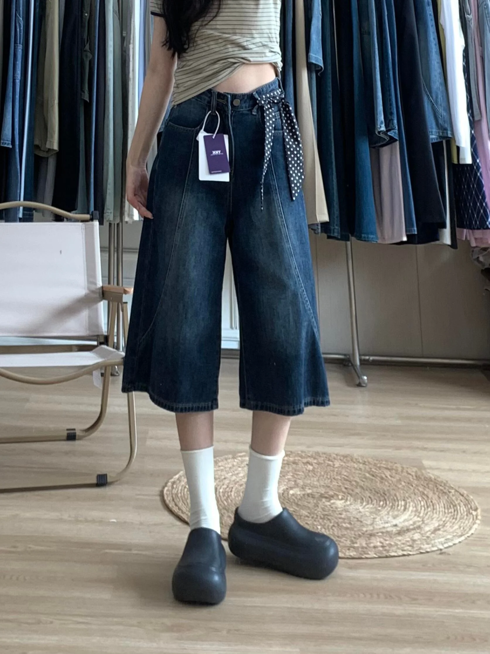 American Style Vintage Straight Leg Jeans Women's Summer New plus Size Loose Wide Leg Pants for Pear Shaped Slimming Effect
American Style Vintage Straight Leg Jeans Women's Summer New plus Size Loose Wide Leg Pants for Pear Shaped Slimming Effect