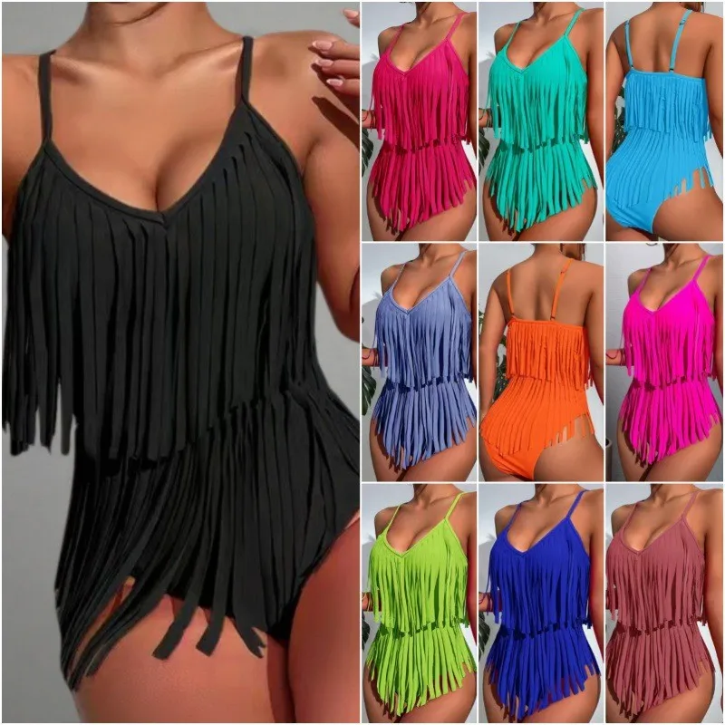 Women's V Neck Backless Solid Color Black Teal Monokini with Ruffle Thin Straps Side Cutout High Leg Cut Slim Fit Bathing Suit
Women's V Neck Backless Solid Color Black Teal Monokini with Ruffle Thin Straps Side Cutout High Leg Cut Slim Fit Bathing Suit
