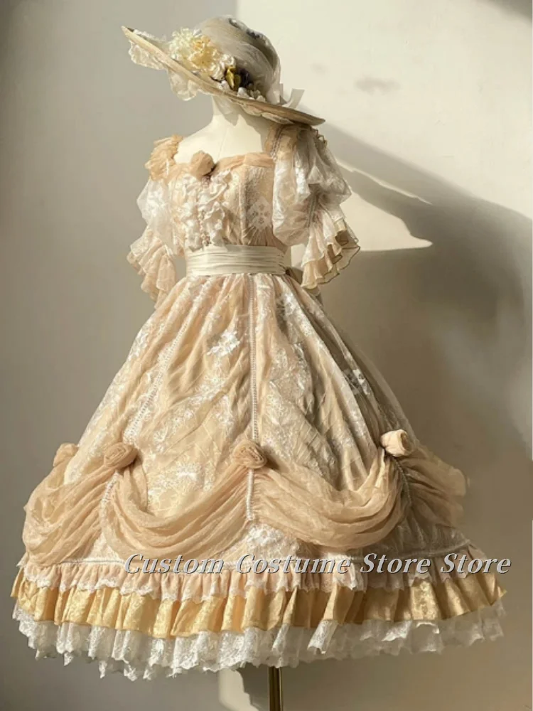 Customized Renaissance Floral Embellished Short Wedding Dresses Victorian Celtic Medieval Bridal Gowns Lolita Sweet Elegant Wedd
Customized Renaissance Floral Embellished Short Wedding Dresses Victorian Celtic Medieval Bridal Gowns Lolita Sweet Elegant Wedd