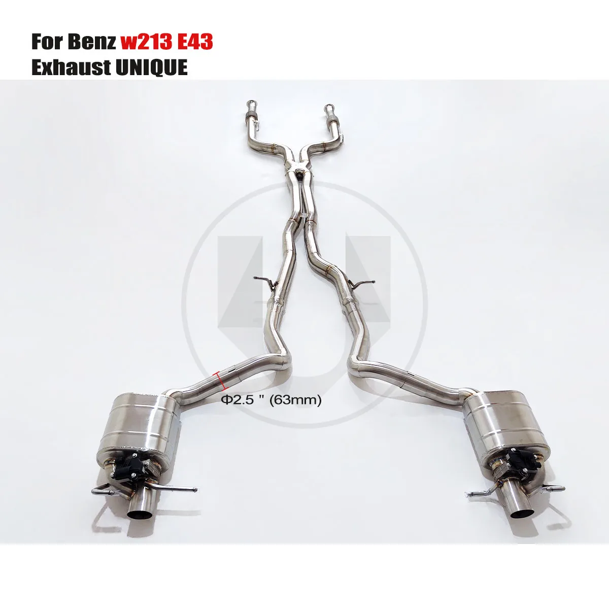 UNIQUE for Benz w213 E43 T304 stainless steel high performance sports Valved Exhaust System
UNIQUE for Benz w213 E43 T304 stainless steel high performance sports Valved Exhaust System