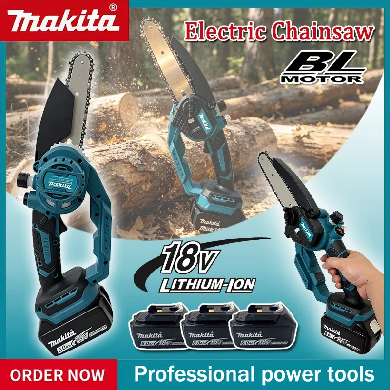 Makita 8 Inch Brushless Electric Chainsaw 6 InchTelescoping Pole Chainsaw Cordless Garden Tree Pruner Cutting Tool for 18V
Makita 8 Inch Brushless Electric Chainsaw 6 InchTelescoping Pole Chainsaw Cordless Garden Tree Pruner Cutting Tool for 18V