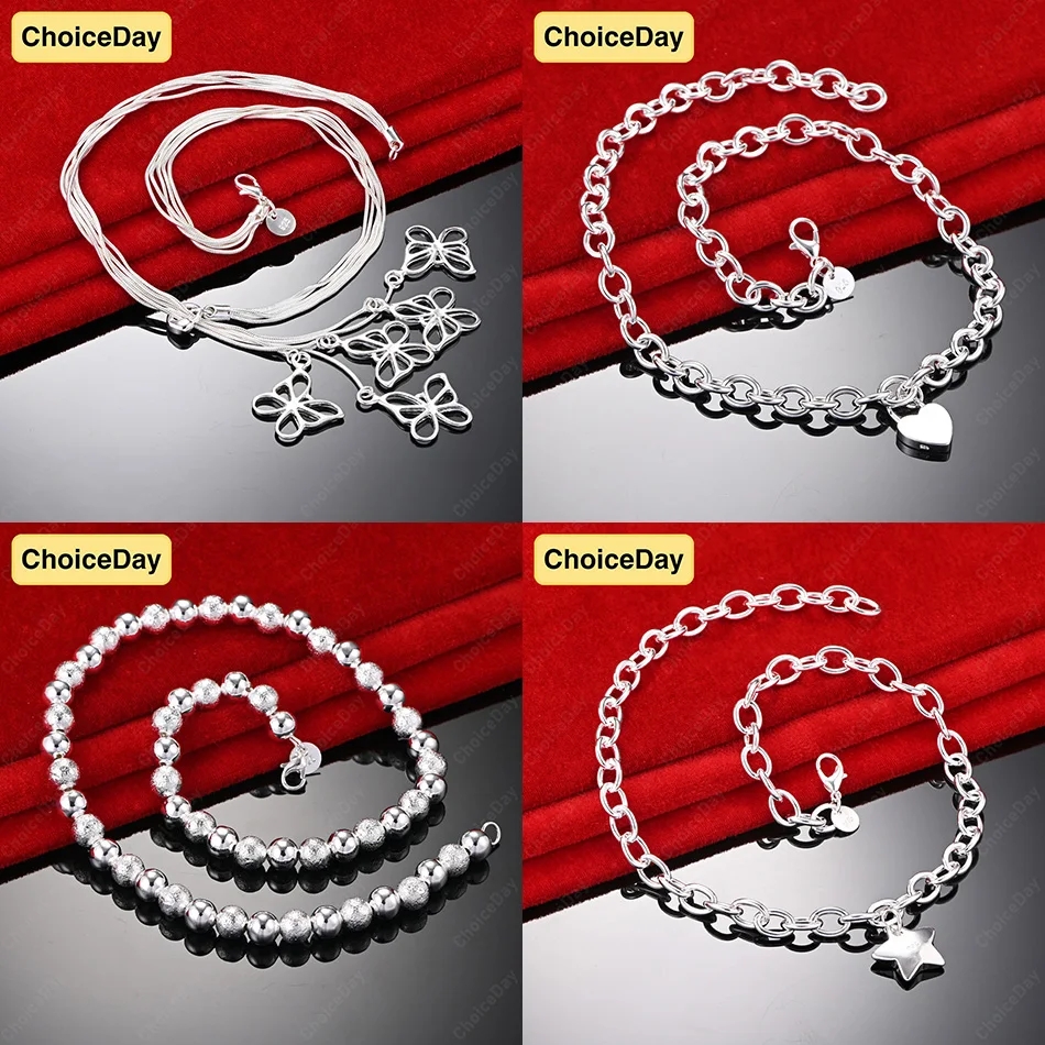 ChoiceDay 925 Sterling Silver Exquisite Star Butterfly Pendant Necklace Women Gift Jewelry Accessories Wedding Party
ChoiceDay 925 Sterling Silver Exquisite Star Butterfly Pendant Necklace Women Gift Jewelry Accessories Wedding Party