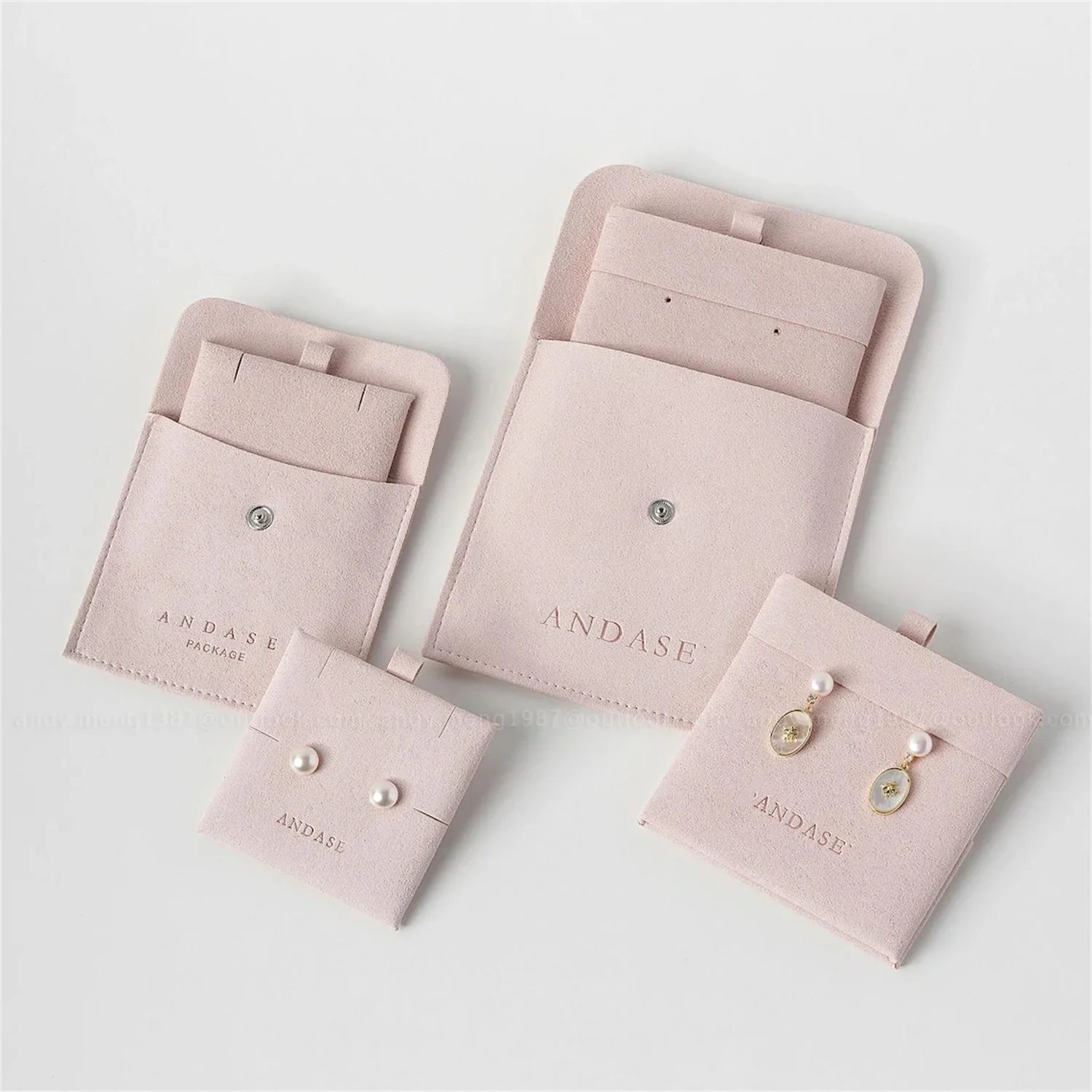 50 set custom jewelry package bag larger with insert jewelry pad Logo printed earrings necklace packaging bags with snap wholesa
50 set custom jewelry package bag larger with insert jewelry pad Logo printed earrings necklace packaging bags with snap wholesa