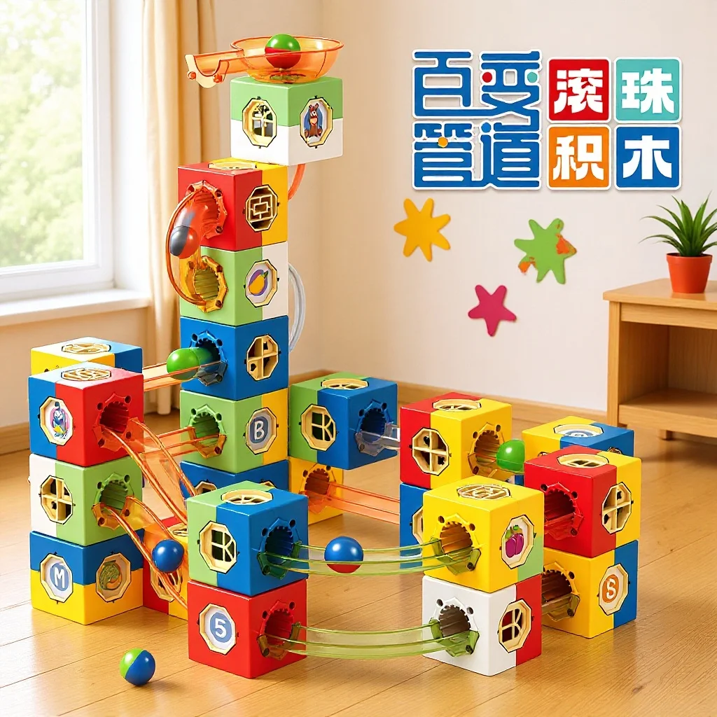 Creative DIY Marble Run Building Blocks, Kids Educational Assembly Toy for Logical Thinking Training
Creative DIY Marble Run Building Blocks, Kids Educational Assembly Toy for Logical Thinking Training