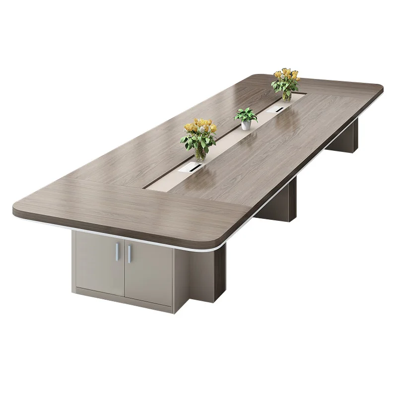 New office furniture large conference table long table simple modern negotiation desk meeting room
New office furniture large conference table long table simple modern negotiation desk meeting room