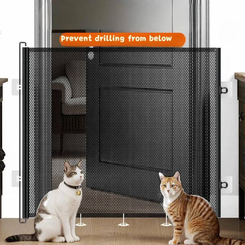 Pet automatic retractable barrier safety net staircase safety net protection no drilling required easy to install pet supplie
Pet automatic retractable barrier safety net staircase safety net protection no drilling required easy to install pet supplie