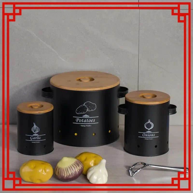 3Pcs Fresh Garlic Onion and Potato Storage Box Fruit Pot Airtight Food Storage Container Set Breathable Metal Box with 2 Handles
3Pcs Fresh Garlic Onion and Potato Storage Box Fruit Pot Airtight Food Storage Container Set Breathable Metal Box with 2 Handles