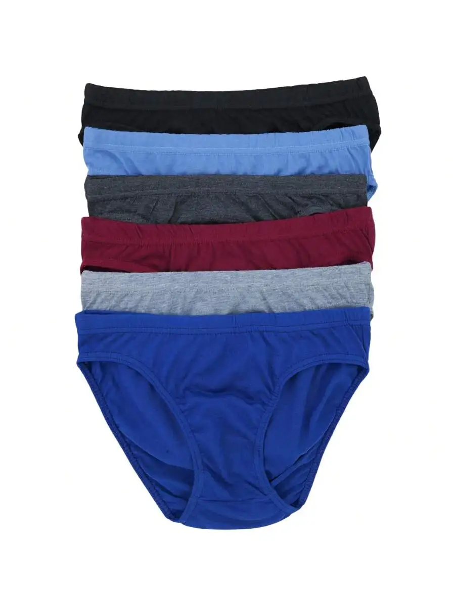 Mens 6 Pack Bikini Briefs Stretch Soft Breathable Underwear
Mens 6 Pack Bikini Briefs Stretch Soft Breathable Underwear