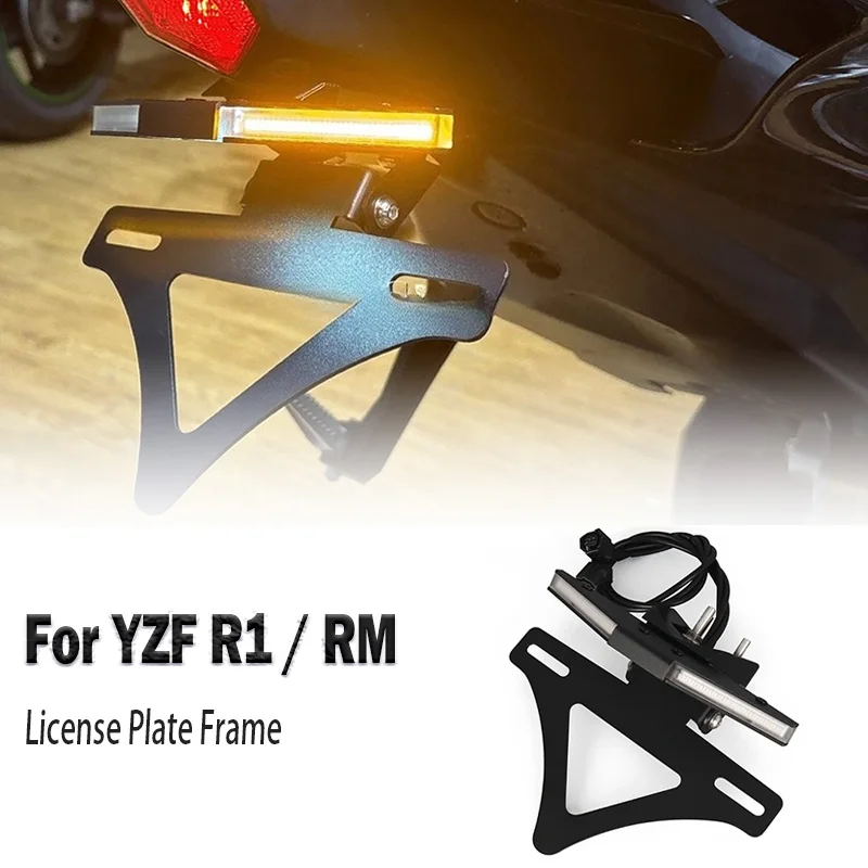 For YAMAHA YZF R1M R1 2015-2025 New Motorcycle License Plate Holder LED Light Tail Tidy Fender License Plate Holder 2023 2024
For YAMAHA YZF R1M R1 2015-2025 New Motorcycle License Plate Holder LED Light Tail Tidy Fender License Plate Holder 2023 2024