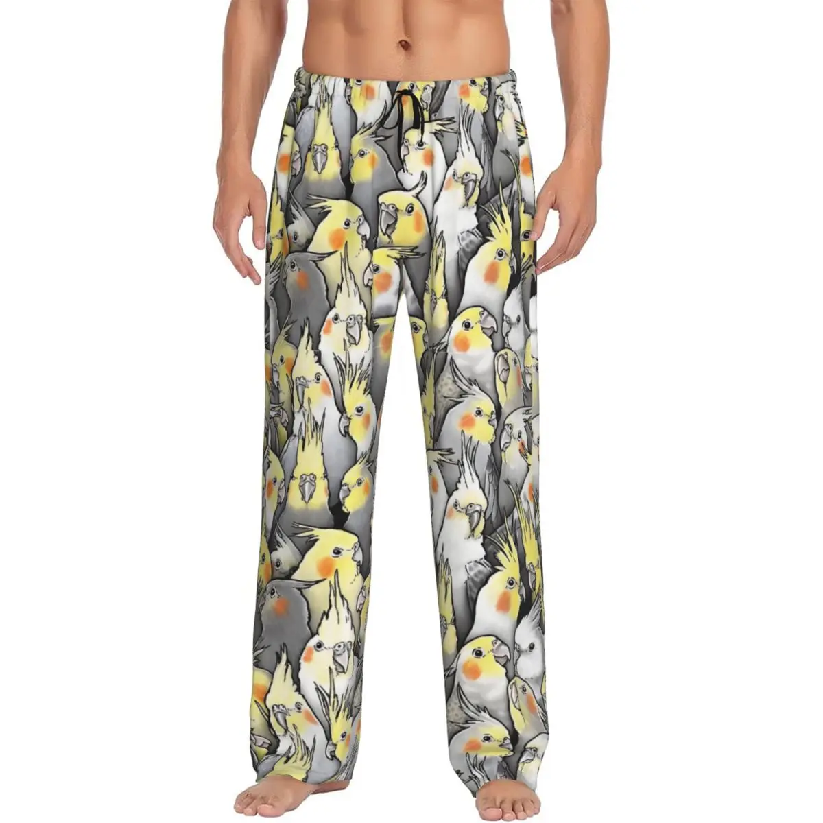 Custom Print Parrot Bird Pajama Pants for Men Cockatiels Sleep Sleepwear Bottoms with Pockets
Custom Print Parrot Bird Pajama Pants for Men Cockatiels Sleep Sleepwear Bottoms with Pockets