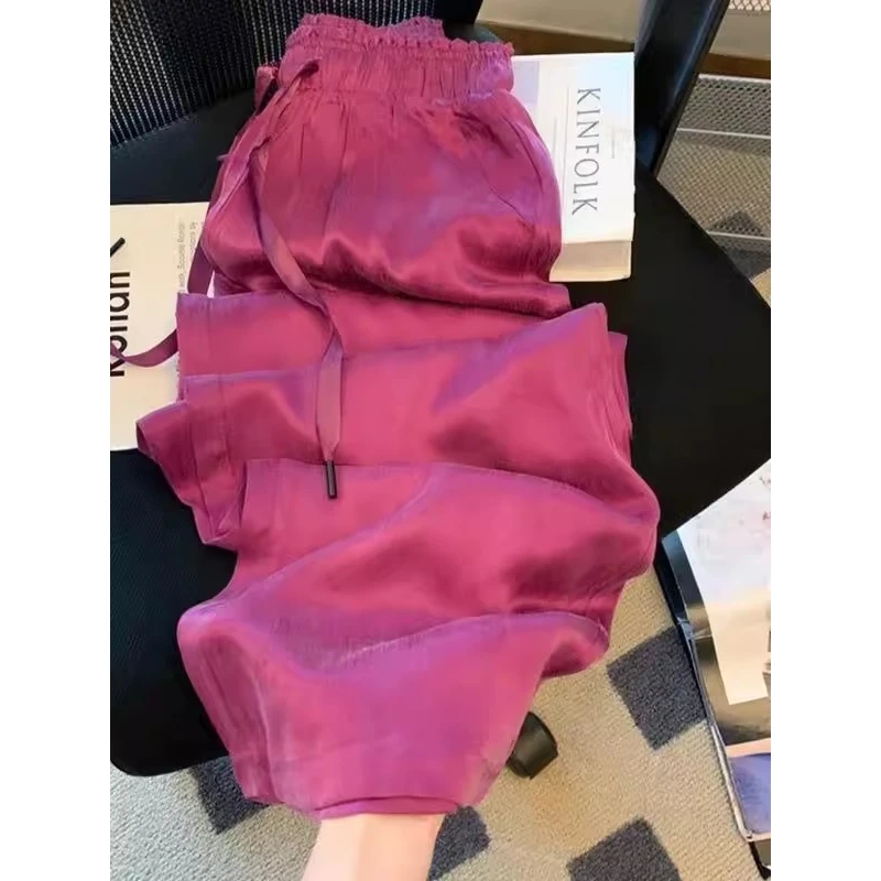 Summer Large Size 300 Pounds Hong Kong Style Retro Ice Silk Men's Loose Straight Leg Wide Leg Pants Trendy Brand Long Trousers
Summer Large Size 300 Pounds Hong Kong Style Retro Ice Silk Men's Loose Straight Leg Wide Leg Pants Trendy Brand Long Trousers