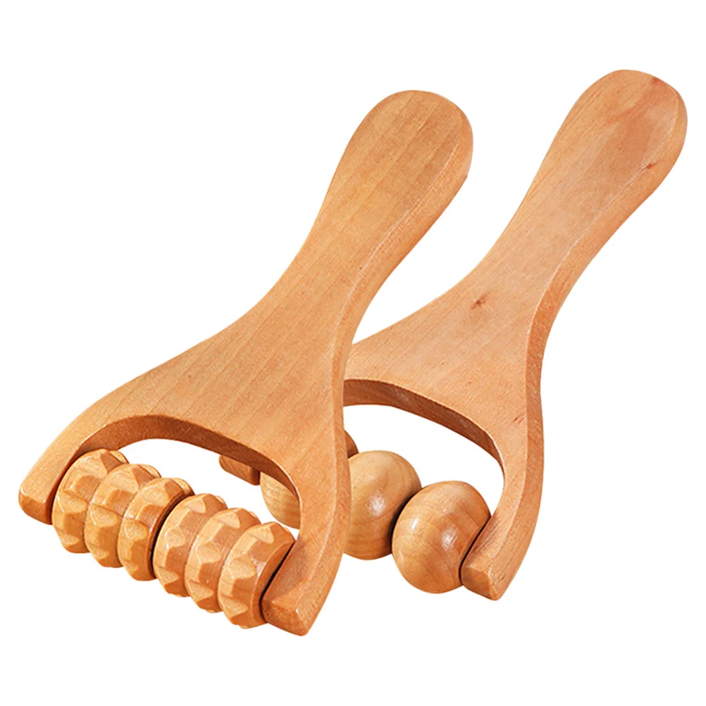 2 Pcs Massage Tools Roller Wheels Foot Back Sole of 1500X800X300CM Leg Wood Massager Handheld Wooden for Body
2 Pcs Massage Tools Roller Wheels Foot Back Sole of 1500X800X300CM Leg Wood Massager Handheld Wooden for Body
