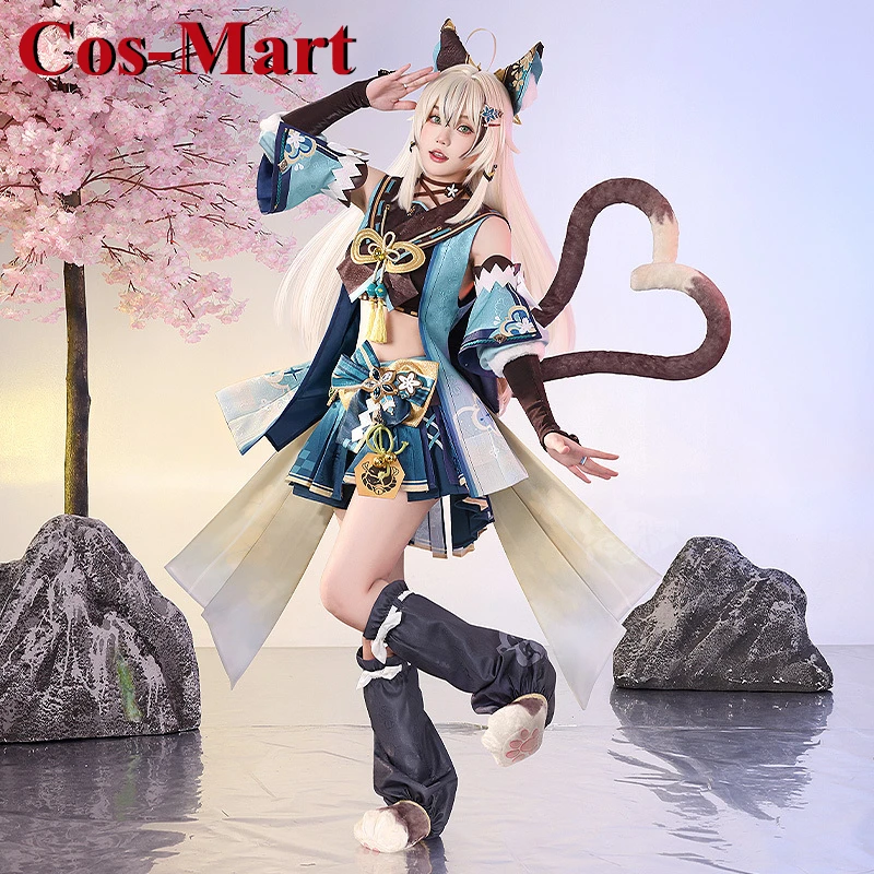 Косплей-костюм Cos-Mart New Game Genshin Impact Kirara, милая элегантная боевая одежда, женская модель
Косплей-костюм Cos-Mart New Game Genshin Impact Kirara, милая элегантная боевая одежда, женская модель