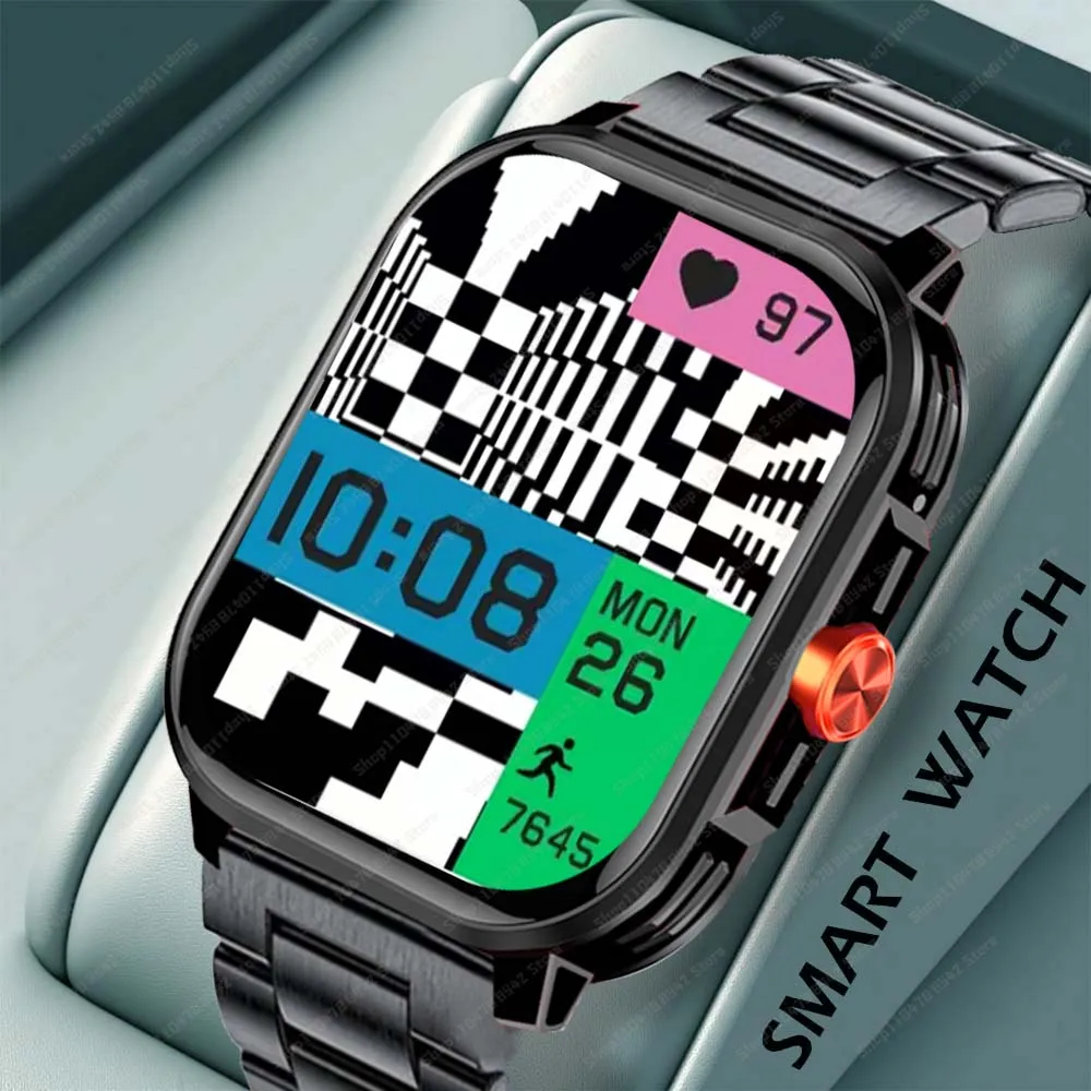 Men Watch Wireless Call Original Smartwatch Women 2.01 HD Full Touch Sports Fitness Pedometer Smartwatchs For Android IOS iPhone
Men Watch Wireless Call Original Smartwatch Women 2.01 HD Full Touch Sports Fitness Pedometer Smartwatchs For Android IOS iPhone