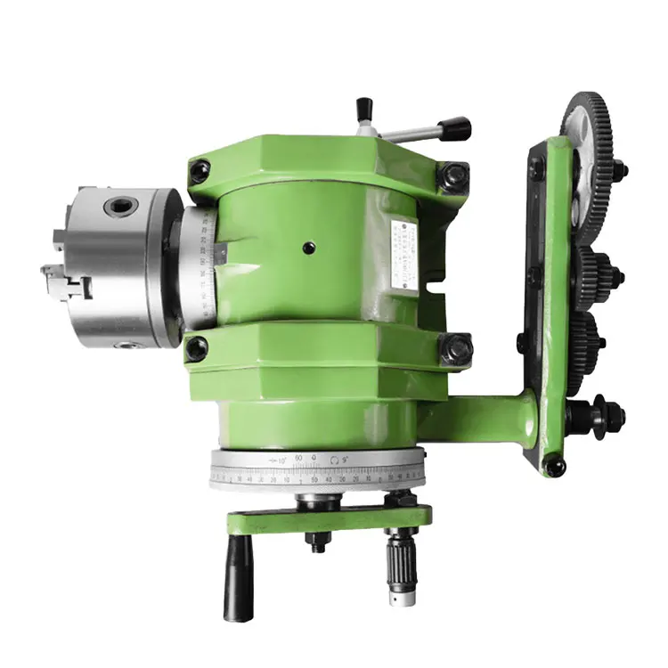Universal Dividing Head F11-200A with Taistock and 250MM Chuck for Cnc Drilling Milling Boring Machine Indexing
Universal Dividing Head F11-200A with Taistock and 250MM Chuck for Cnc Drilling Milling Boring Machine Indexing