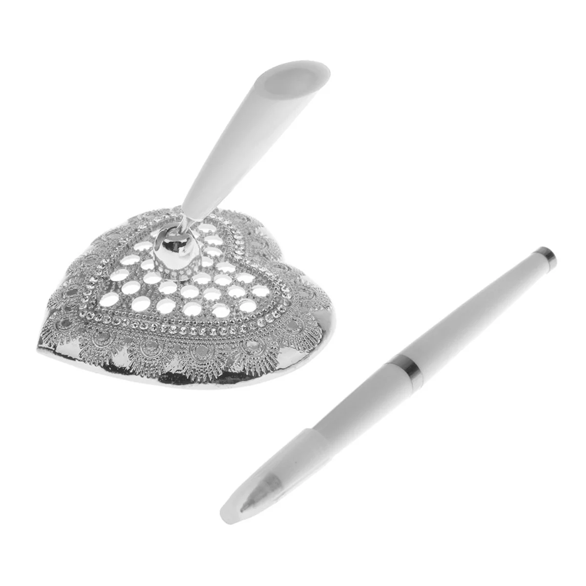Heart Shaped Writing Pen with Sturdy Holder for Wedding Guest Sign in Decoration Table Ornament Pen
Heart Shaped Writing Pen with Sturdy Holder for Wedding Guest Sign in Decoration Table Ornament Pen