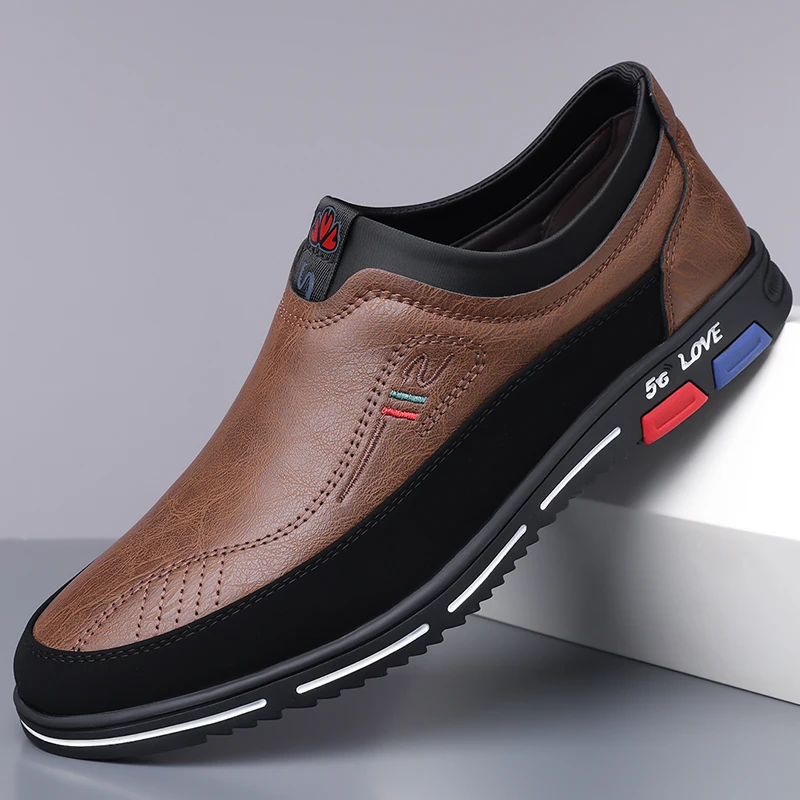 Men's Slip-on Business Loafers, soft sole, breathable and non-slip, suitable for outdoor use and driving-XH8765
Men's Slip-on Business Loafers, soft sole, breathable and non-slip, suitable for outdoor use and driving-XH8765