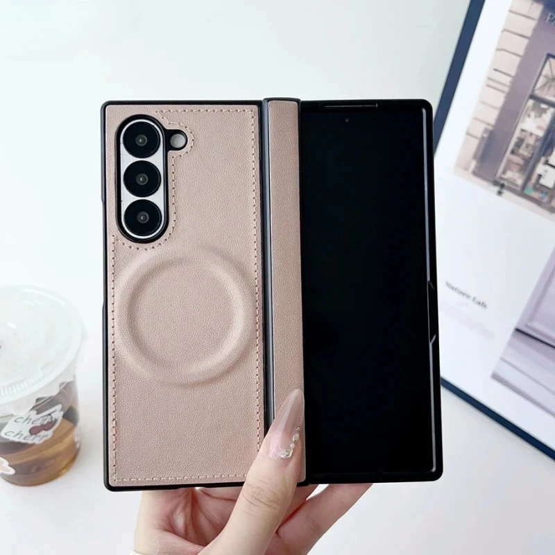 Business PU Leather Texture Magnetic phone Case For Samsung Galaxy Z Fold 7 6 5 4 3 Skin Feel Shockproof Soft protect Back Cover
Business PU Leather Texture Magnetic phone Case For Samsung Galaxy Z Fold 7 6 5 4 3 Skin Feel Shockproof Soft protect Back Cover