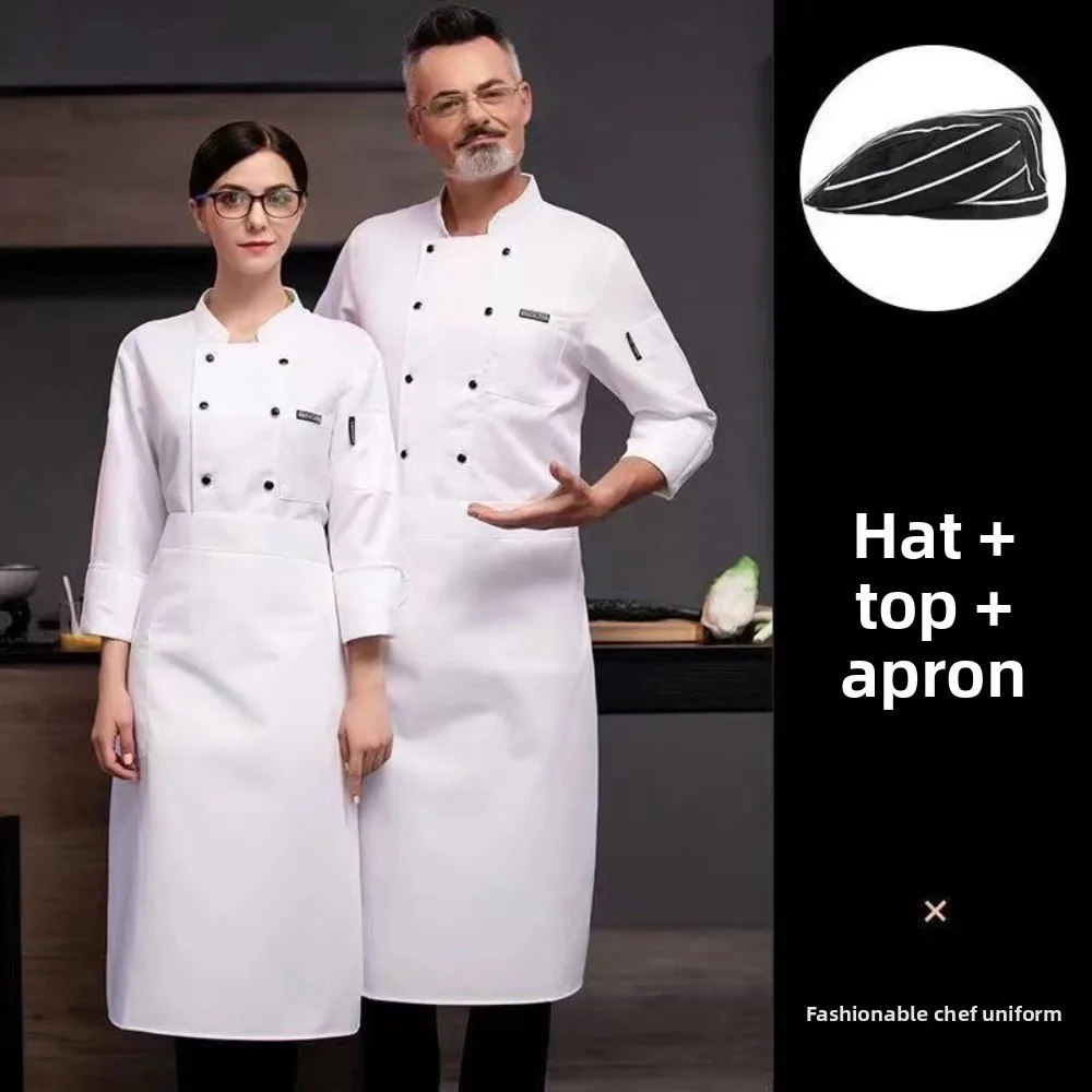 2025 Spring/Summer Long-Sleeved Breathable Chef Uniforms for Restaurants, Hotels & Kitchen Staff
2025 Spring/Summer Long-Sleeved Breathable Chef Uniforms for Restaurants, Hotels & Kitchen Staff
