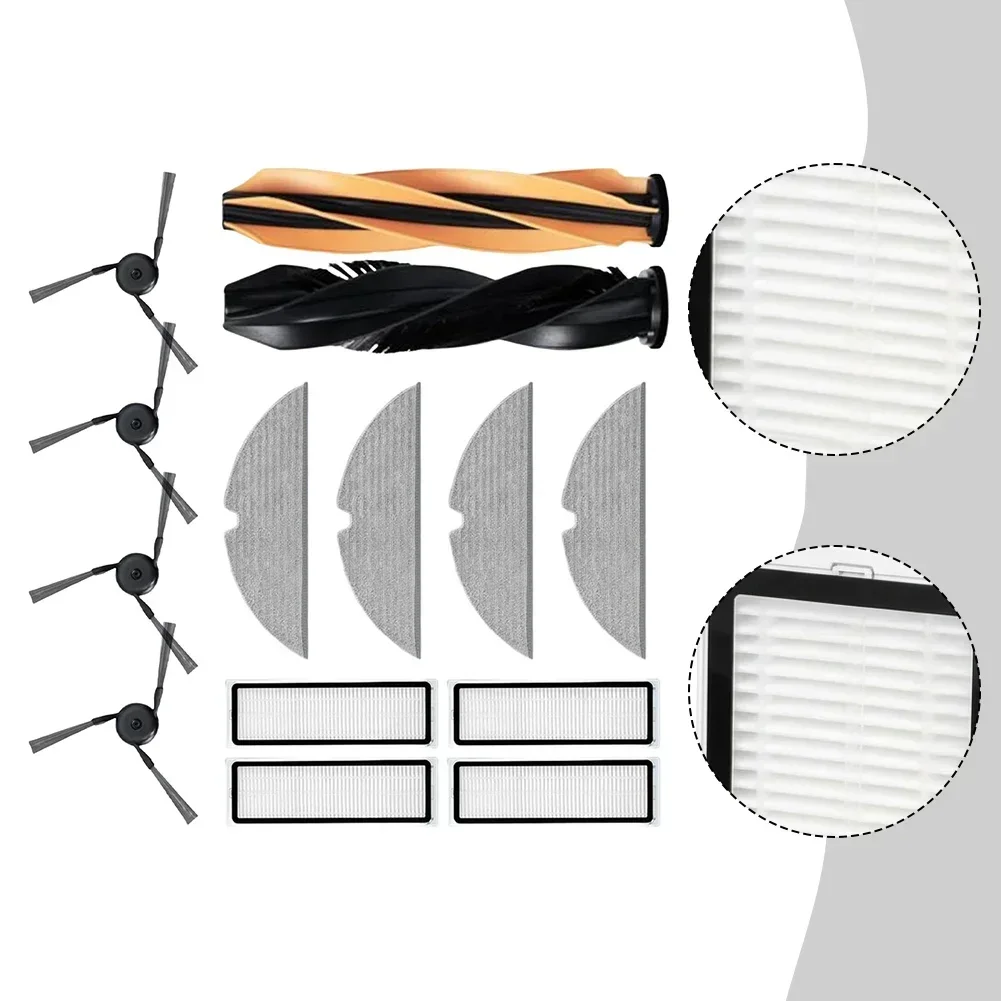 For Dreame D20 Pro / D20 Pro Plus / RLD43SA Vacuum Cleaner 1 Double Roller Brush 4 Side Brushes 4 Filters 4 Mop Cloths Kit
For Dreame D20 Pro / D20 Pro Plus / RLD43SA Vacuum Cleaner 1 Double Roller Brush 4 Side Brushes 4 Filters 4 Mop Cloths Kit