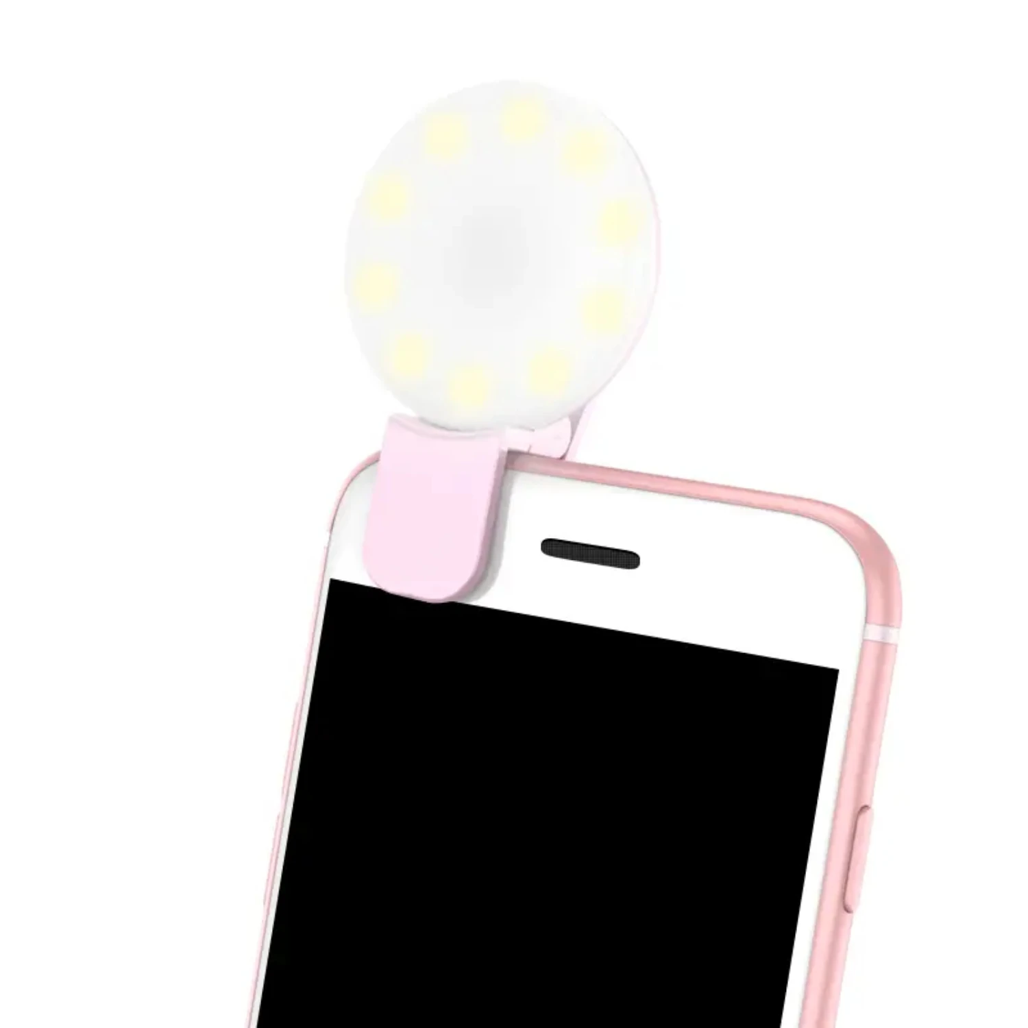 Selfie Ring Light, 3 Lighting Modes Rechargeable Small Clip On Selfie Lights For IPhone/Samsung, Smartphones, For YouTube Vloggi
Selfie Ring Light, 3 Lighting Modes Rechargeable Small Clip On Selfie Lights For IPhone/Samsung, Smartphones, For YouTube Vloggi