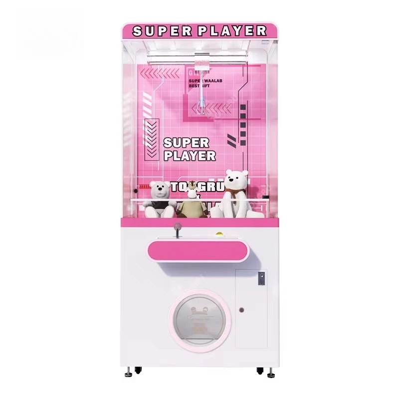 Милый розовый плюшевый коготь-машина, аркадный приз, игрушка, торговый автомат с монетоприемником, ловушка для закусок и аниме-фигурок 
Милый розовый плюшевый коготь-машина, аркадный приз, игрушка, торговый автомат с монетоприемником, ловушка для закусок и аниме-фигурок