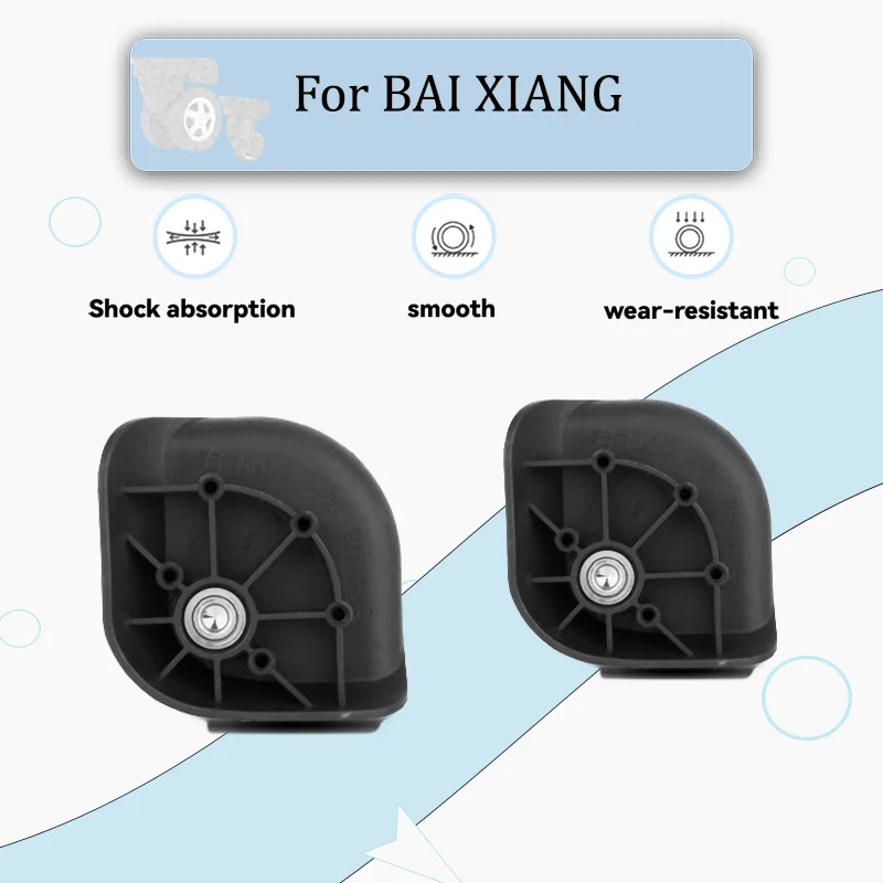For BAI XIANG NL-010 Luggage Wheel Replacement Kit - Silent Spinning Wheels + Screwdriver Suitable for Luggage Wheel Repair
For BAI XIANG NL-010 Luggage Wheel Replacement Kit - Silent Spinning Wheels + Screwdriver Suitable for Luggage Wheel Repair