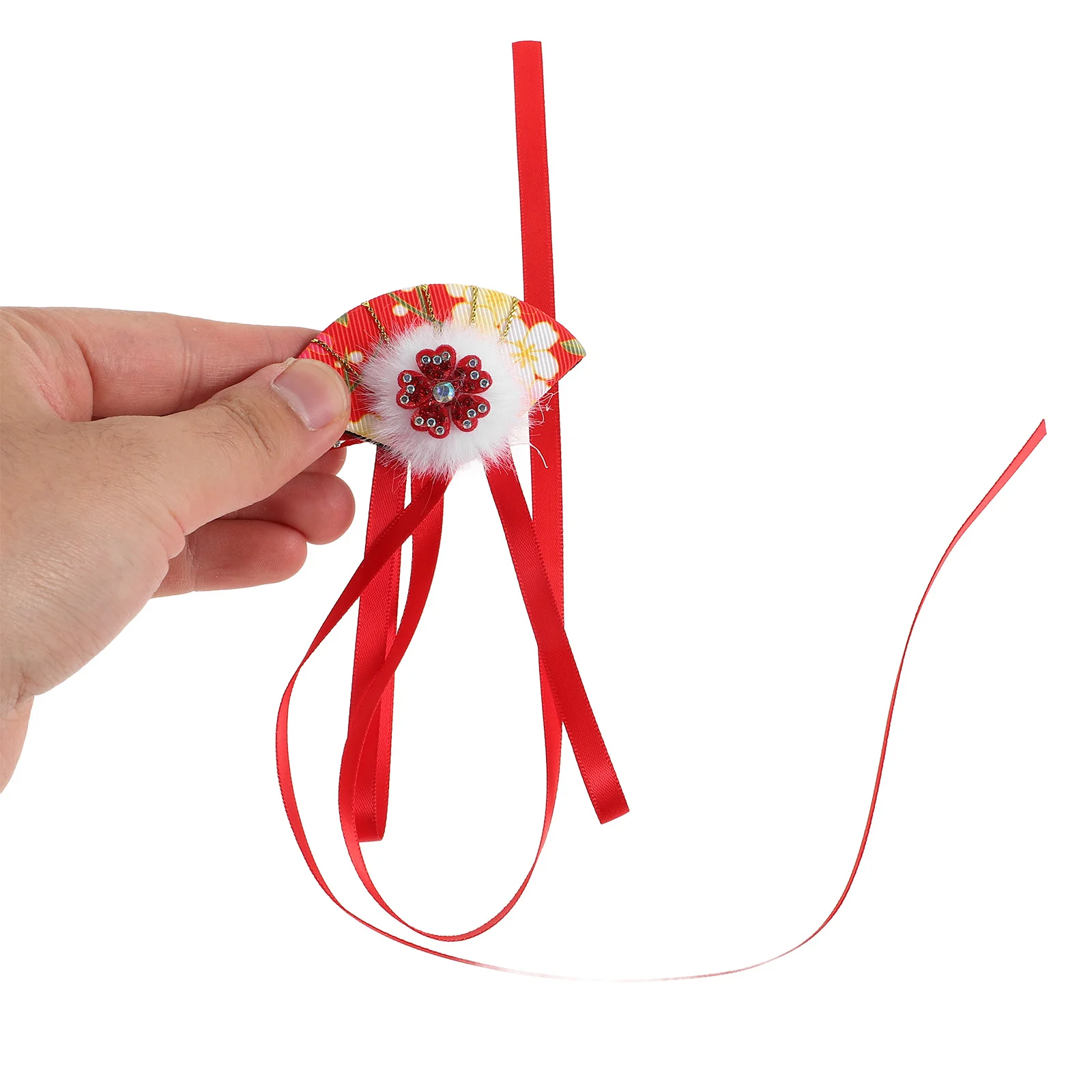 Hair Accessories for Japanese Style Hairpin Dangling Clips Women Fan Shaped Chinese-style Flower Tassel Red Bride
Hair Accessories for Japanese Style Hairpin Dangling Clips Women Fan Shaped Chinese-style Flower Tassel Red Bride